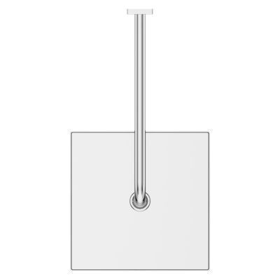 Pfister Polished Chrome 10 In. Square Showerhead, Arm and Flange