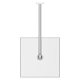 Pfister Polished Chrome 10 In. Square Showerhead, Arm and Flange