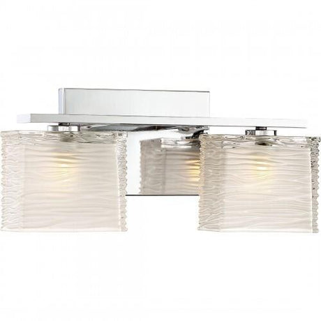 Quoizel WCP8602C Westcap Bath fixture 2 light polished chrome Bath Light