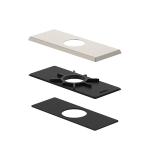 Gerber DA607568 Chrome Square Cover Plate Assembly for 4" Centerset Lavatory Faucet