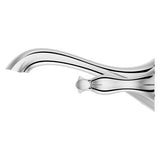 Rhen Wallmount Widespread Lavatory Faucet in Polished Chrome