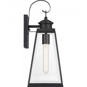 Quoizel PAX8407MBK Paxton Outdoor wall 1 light matte black Outdoor Lantern