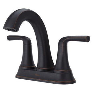 Pfister Tuscan Bronze 2-handle 4" Centerset Bathroom Faucet LG48-MCA0Y