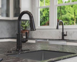 Pfister Tuscan Bronze 1-handle Pull-down Bar/prep Kitchen Faucet