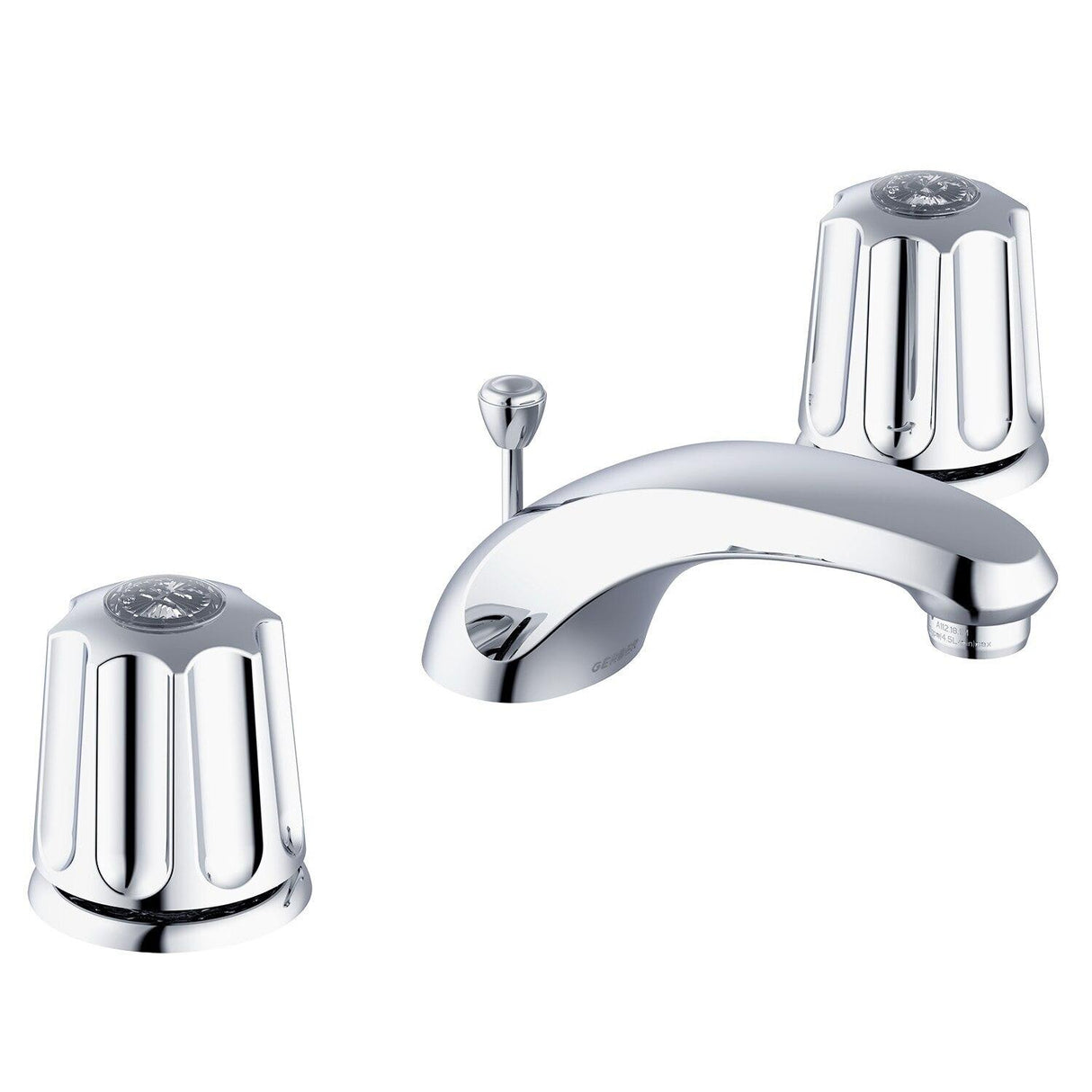 Gerber G0743071 Chrome Classics Two Handle Lavatory Faucet W/ Metal Fluted H...