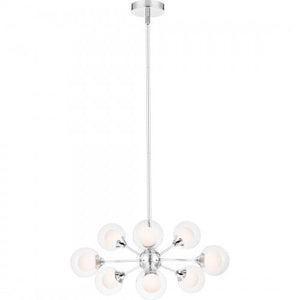 Quoizel PCSB5009C Spellbound 9 light chandelier chrome Chandelier