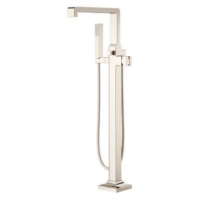 Pfister Polished Nickel Free-standing Tub Filler Without Handles LG6-1VRVD