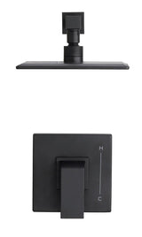 Gerber D502562BSTC Satin Black Mid-town Shower-only Trim Kit, 2.0GPM