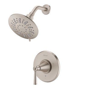Saxton 1-Handle Shower Only Trim in Brushed Nickel