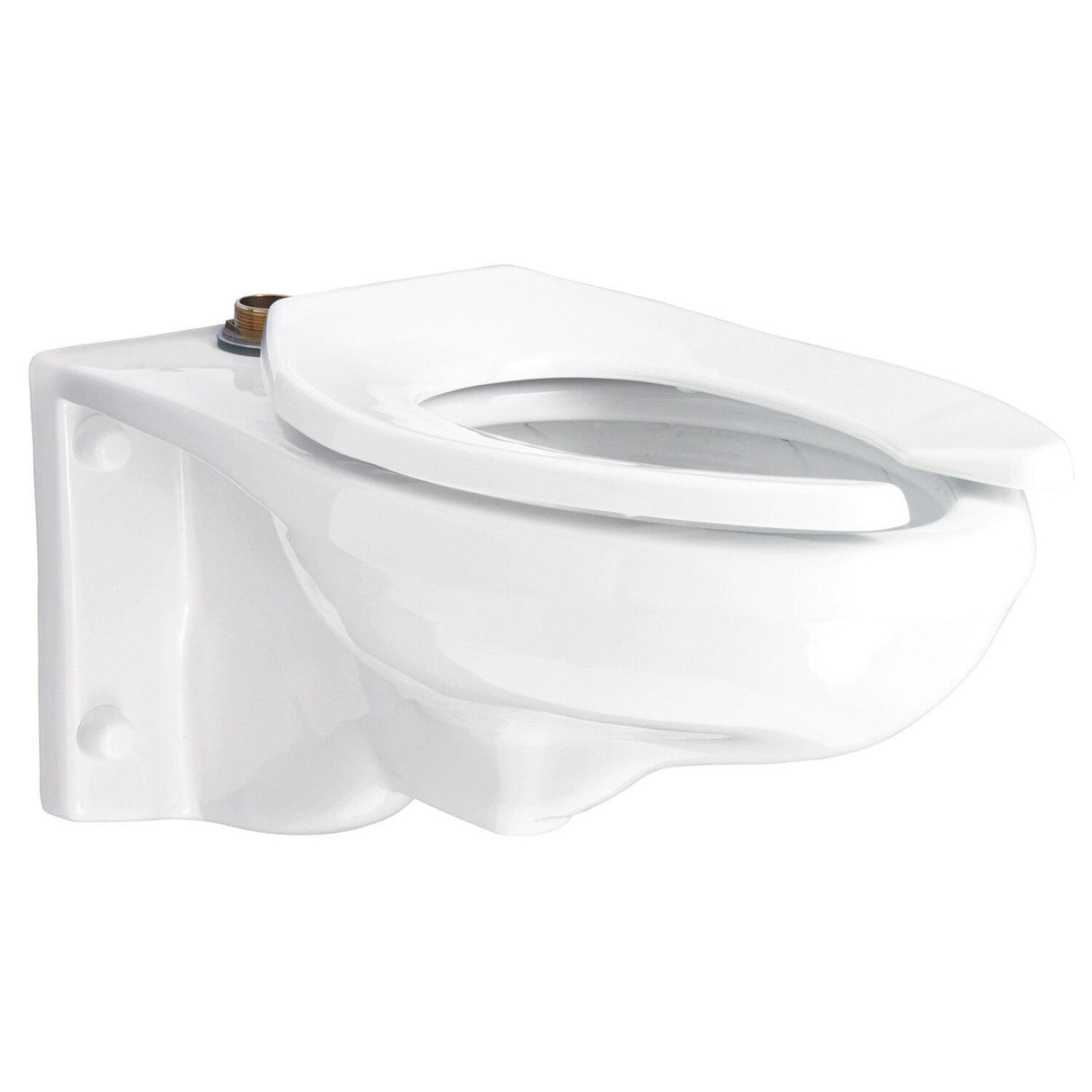 Gerber G0025033 White North Point 1.28 or 1.6 Gpf Elongated Wall Hung Top Spud Bowl
