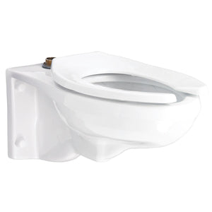 Gerber G0025033 White North Point 1.28 or 1.6 Gpf Elongated Wall Hung Top Spud Bowl