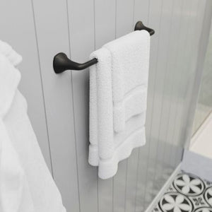Pfister Matte Black 18" Towel Bar BTB-MCA1B