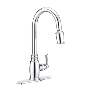 Gerber D454057SS Stainless Steel Opulence Single Handle Pull-down Kitchen Faucet