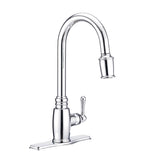 Gerber D454057BS Satin Black Opulence Single Handle Pull-down Kitchen Faucet