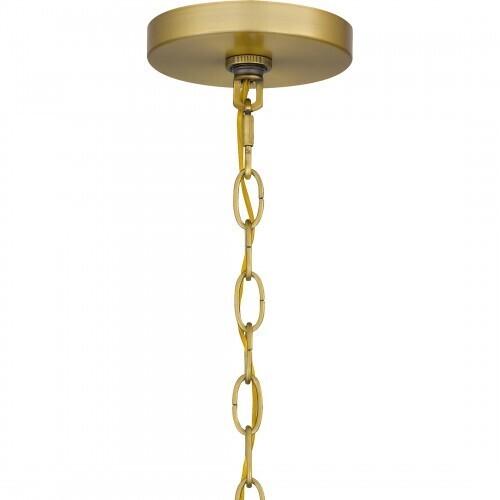 Quoizel BYN2824AB Bryn Pendant 5 lights aged brass Pendant