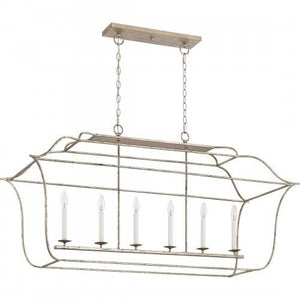 Quoizel GLY648CS Gallery Island light century silver leaf Island Light