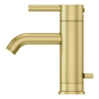Pfister Brushed Gold Contempra Single Control, Centerset Bath Faucet LG42-NBG00