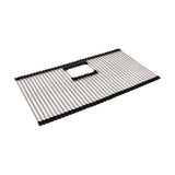 FRANKE PKG31-36RM 25.8-in. x 13.8-in. Stainless Steel Bottom Roller Mat for Peak PKG11031 Sinks In Stainless Steel