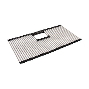 FRANKE PKG31-36RM 25.8-in. x 13.8-in. Stainless Steel Bottom Roller Mat for Peak PKG11031 Sinks In Stainless Steel