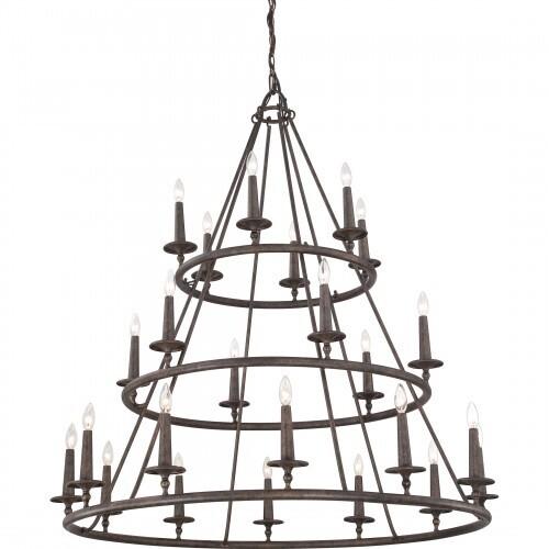 Quoizel VYR5024ML Voyager Chandelier malaga Chandelier