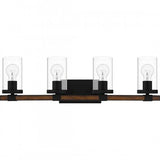 Quoizel NTH8629MBK Nottinghill Bath 4 lights matte black Bath Light