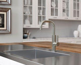 Montay 1-Handle Bar/Prep Kitchen Faucet in Stainless Steel