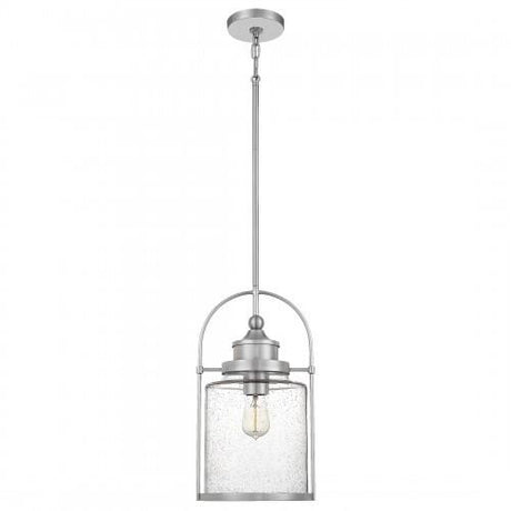 Quoizel QPP2782BN Payson Mini pendant 1 light brushed nickel Mini Pendant