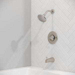 Pfister Brushed Nickel 1-handle Tub & Shower Faucet LG89-8WFK