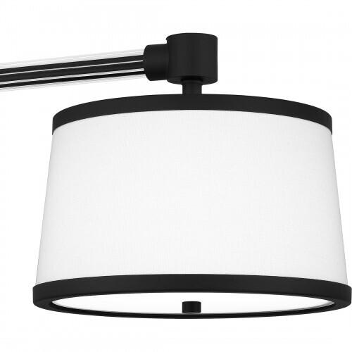 Quoizel KYL342MBK Kylen Linear chandelier 3 lights matte black Island Light