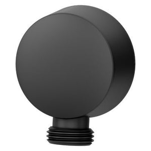 Shower Drop Elbow in Matte Black