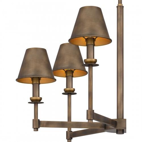 Quoizel CRO5026SU Cross Chandelier 6 lights statuary bronze Chandelier