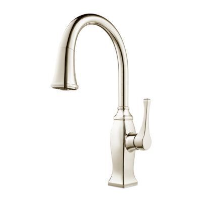 Pfister Polished Nickel Briarsfield Pull-down Kitchen Faucet