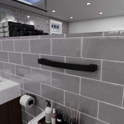 Pfister Black Kenzo 18" Towel Bar BTB-DF1B