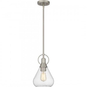 Quoizel QPP6187BN Quoizel Piccolo Pendant Mini pendant 1 light brushed nickel Mini Pendant