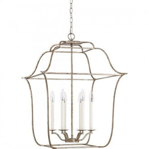 Quoizel GLY5206CS Gallery Foyer 6lt century silver leaf Pendant