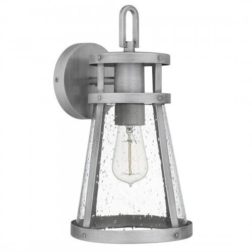 Quoizel BAB8408ABA Barber Outdoor wall 1 light antique brushed alu Outdoor Lantern