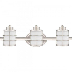 Quoizel HZT8623BN Hazlett Bath 3 light brushed nickel Bath Light