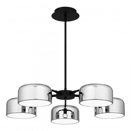 Quoizel PCGAB5031MBK Gabriel Chandelier 5 lights led matte black Chandelier