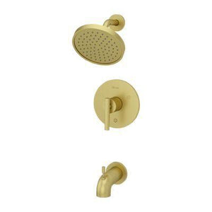 Pfister Brushed Gold Contempra 1-handle Tub & Shower, Trim Only LG89-8NCBG