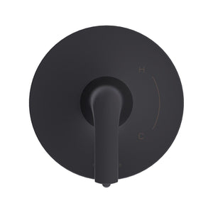 Gerber D500434BSTC Satin Black Lemora Valve-only Trim Kit, Diverter On Valve