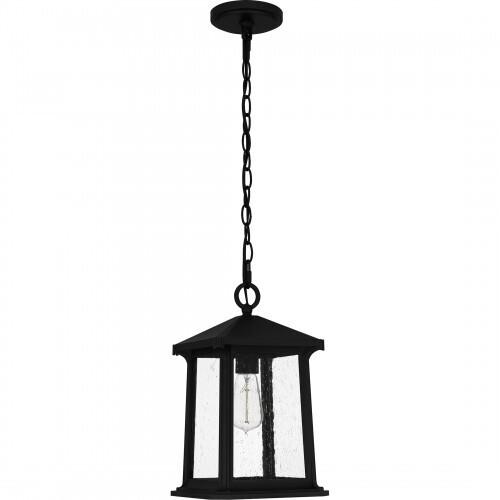 Quoizel SAT1909MBK Satterfield Outdoor hanging 1 light matte black Outdoor Lantern