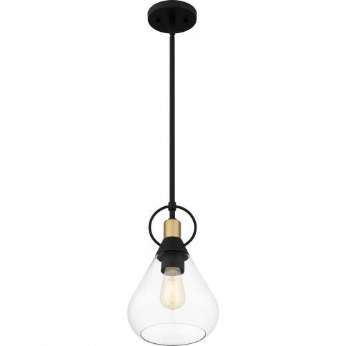 Quoizel QPP6187MBK Quoizel Piccolo Pendant Mini pendant 1 light matte black Mini Pendant