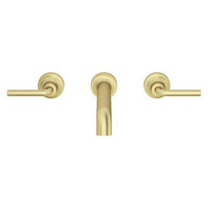 Pfister Brushed Gold 2-handle Wall Mount Bathroom Faucet LG49-TNT2BG