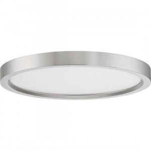 Quoizel OST1711BN Outskirts Flush mount 11"d brushed nickel Flush Mount