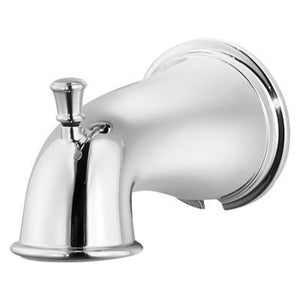 Quick Connect Tub Spout with Diverter in Polished Chrome