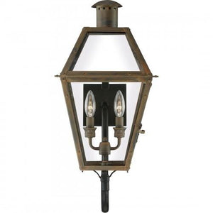 Quoizel RO8311IZ Rue De Royal Outdoor wall 2 light industrial bronze Outdoor Lantern