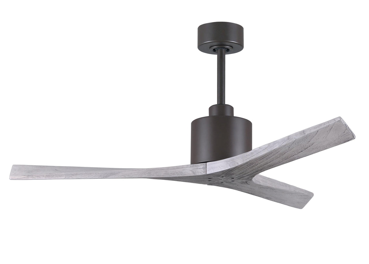 Matthews Fan MW-TB-BW-52 Mollywood 6-speed contemporary ceiling fan in Textured Bronze finish with 52” solid barn wood tone blades