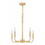 Quoizel ABR5018AB Abner Chandelier  5 light aged brass Chandelier