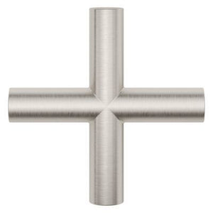 Pfister Brushed Nickel Single Cross Handle for Slide Bar Kit HHL-G16TNTK
