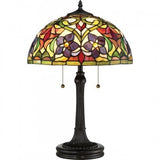 Quoizel TFVT6323VB Violets Table lamp tiffany 16"d Table Lamp